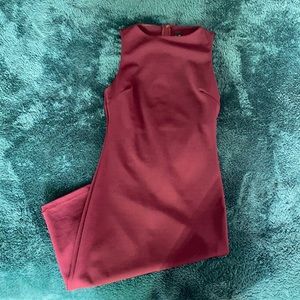 Maroon Elegant Tight Dress. Never worn. Size Small. Form Fitting.